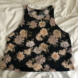 Medium Floral Crop Top